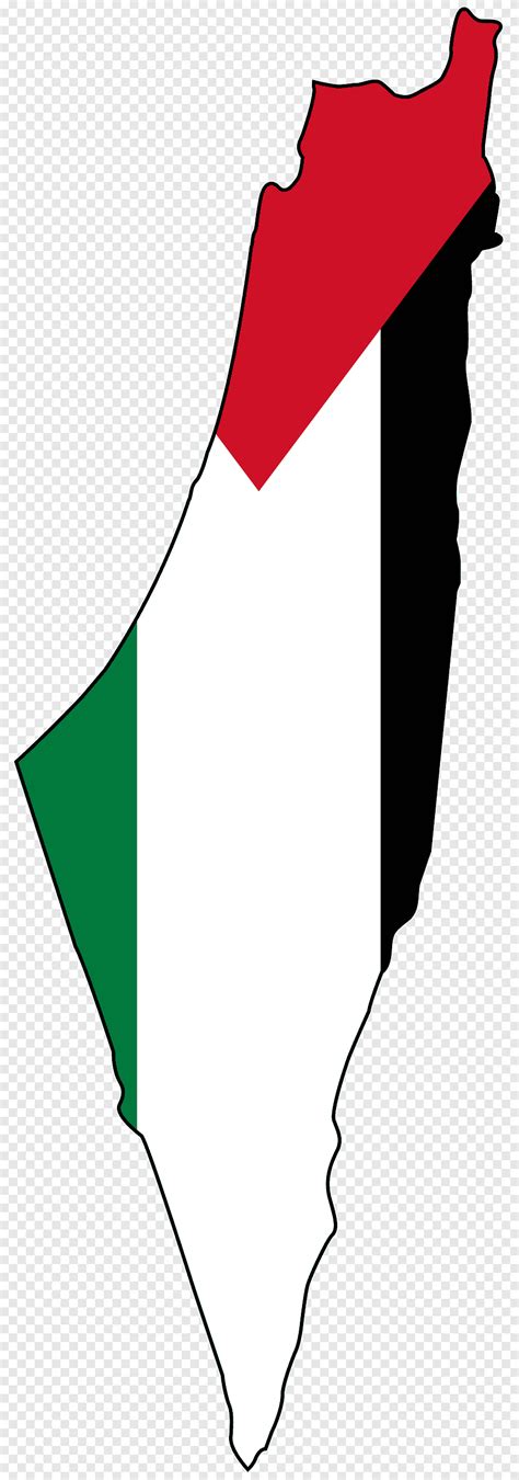 تصميم خريطة فلسطين باللون الابيض